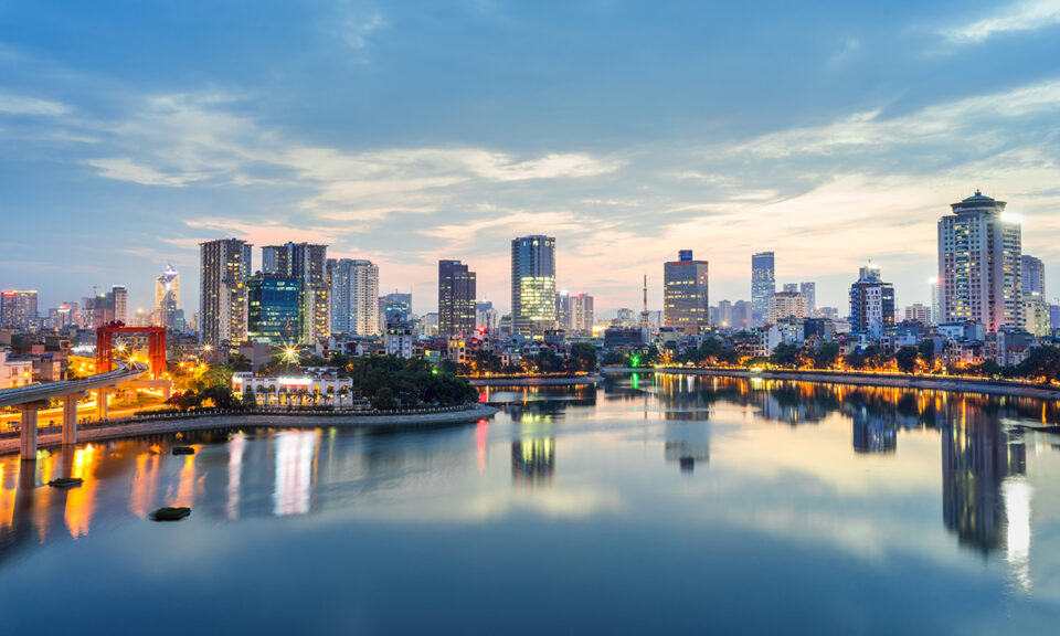 Bild på staden Hanoi