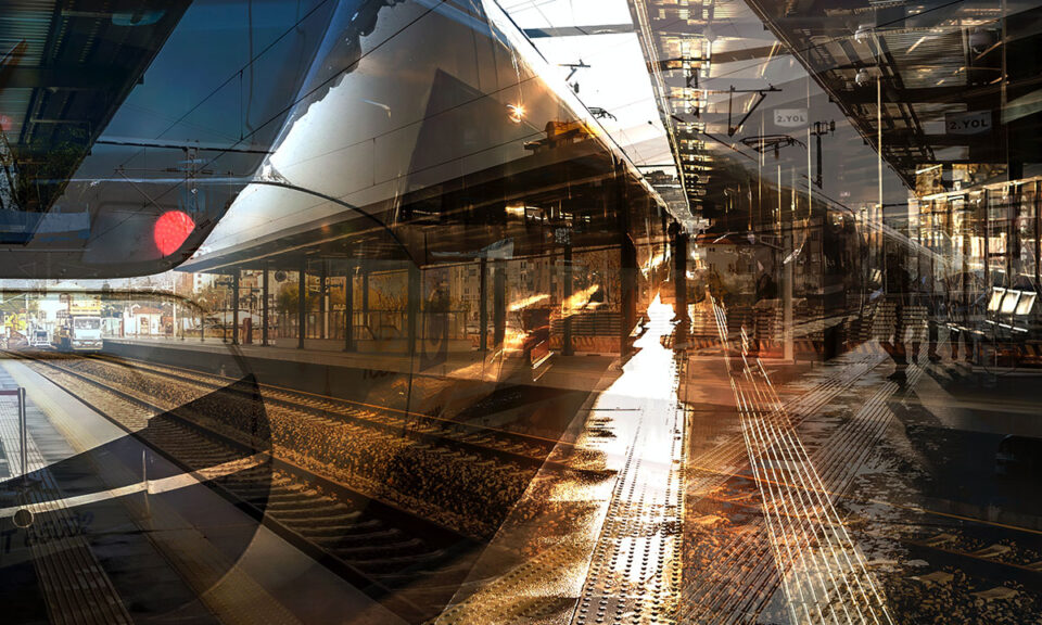 Bild på tågstation i Turkiet