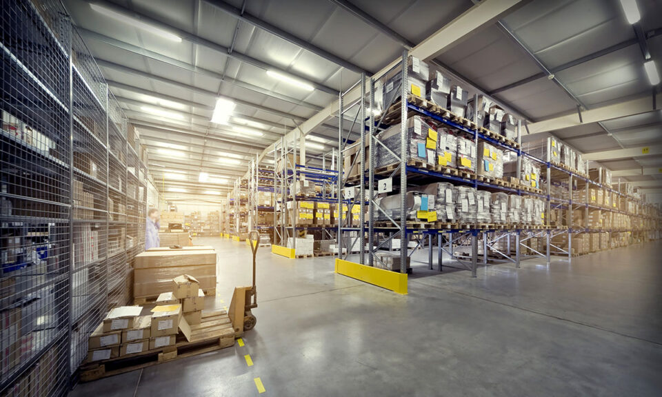 Bild på ett lager